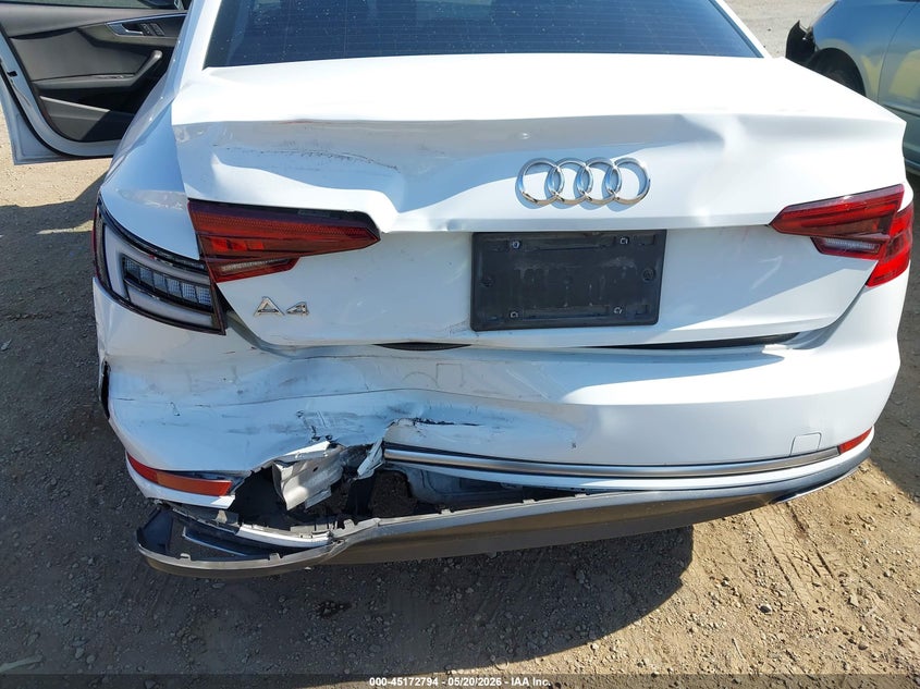 2019 Audi A4 VIN WAUGMAF47KA061200 IAAI salvage auction — REAR END, Salvage (California), sold $2,750 on 2026-07-29 (photo 6)