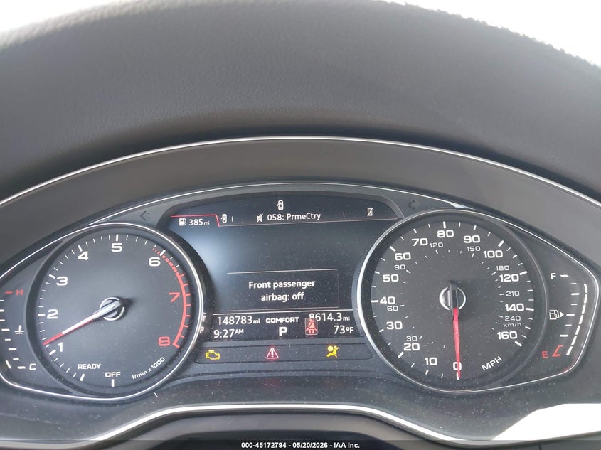 2019 Audi A4 VIN WAUGMAF47KA061200 IAAI salvage auction — REAR END, Salvage (California), sold $2,750 on 2026-07-29 (photo 7)