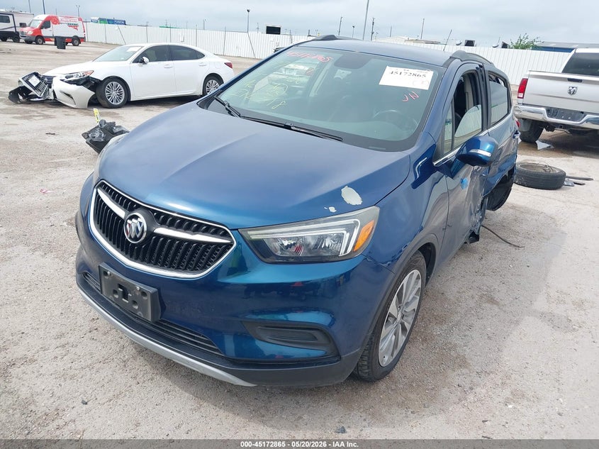 2019 Buick Encore VIN KL4CJASB8KB807964 IAAI salvage auction — LEFT REAR, Salvage (Texas), sold $1,750 on 2026-07-15 (photo 2)