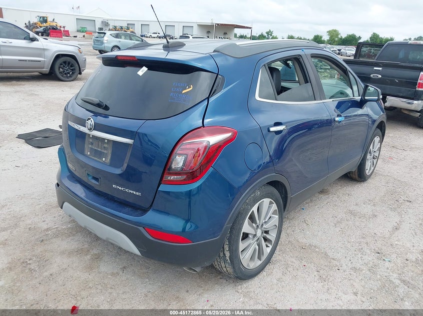2019 Buick Encore VIN KL4CJASB8KB807964 IAAI salvage auction — LEFT REAR, Salvage (Texas), sold $1,750 on 2026-07-15 (photo 4)