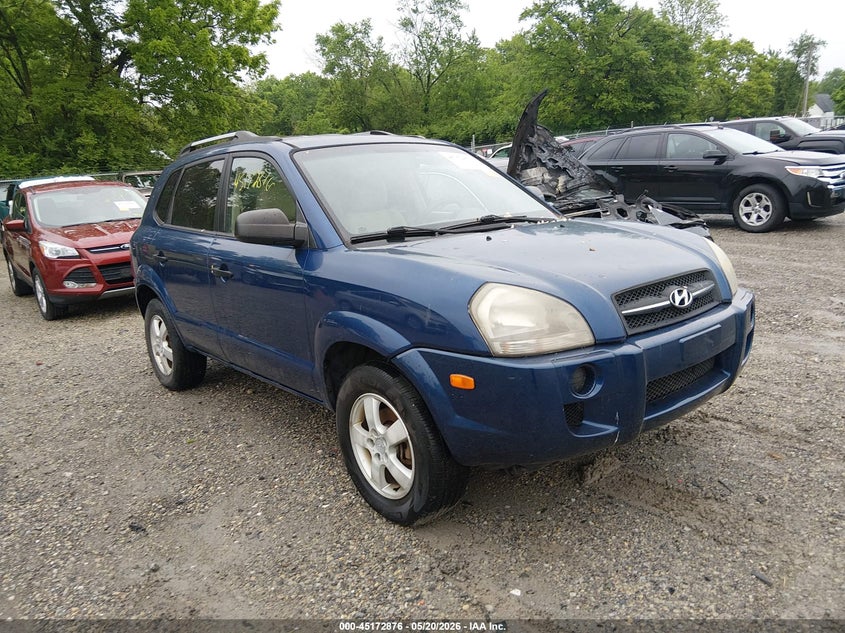 2007 Hyundai Tucson VIN KM8JM12BX7U504115 IAAI salvage auction — NORMAL WEAR, Original (Ohio), sold $125 on 2026-07-21 (photo 1)