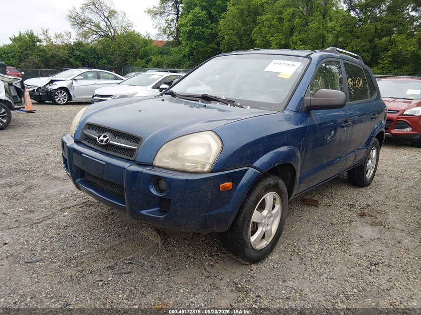 2007 Hyundai Tucson VIN KM8JM12BX7U504115 IAAI salvage auction — NORMAL WEAR, Original (Ohio), sold $125 on 2026-07-21 (photo 2)