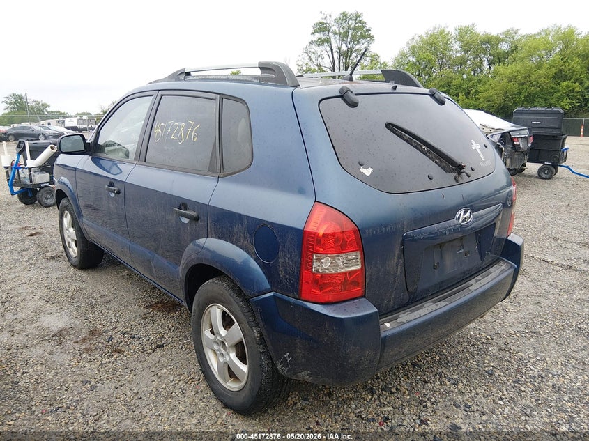 2007 Hyundai Tucson VIN KM8JM12BX7U504115 IAAI salvage auction — NORMAL WEAR, Original (Ohio), sold $125 on 2026-07-21 (photo 3)