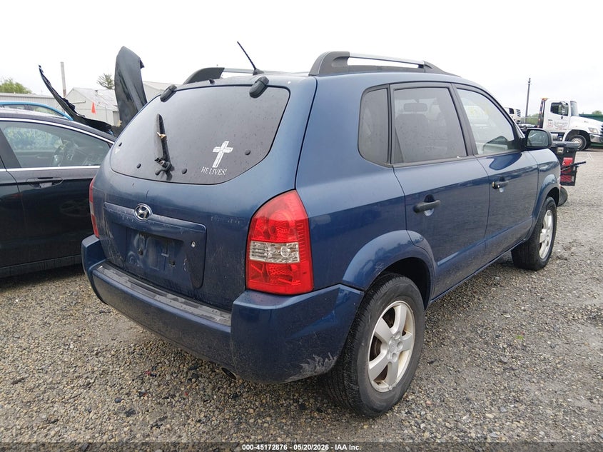 2007 Hyundai Tucson VIN KM8JM12BX7U504115 IAAI salvage auction — NORMAL WEAR, Original (Ohio), sold $125 on 2026-07-21 (photo 4)