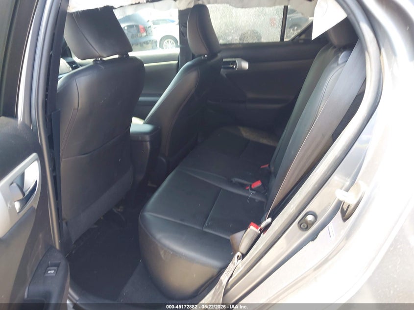 2012 Lexus Ct VIN JTHKD5BH2C2110035 IAAI salvage auction — LEFT & RIGHT, Salvage (California), sold $725 on 2026-07-07 (photo 8)