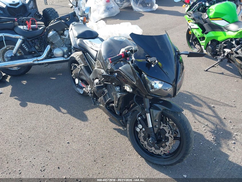 2009 Yamaha Fz1 VIN JYARN17E49A006595 IAAI salvage auction — SIDE, Salvage (Illinois), sold $1,150 on 2026-07-14 (photo 1)