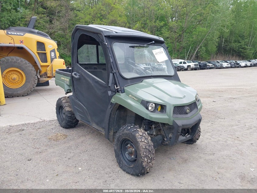 2016 John deere Gator VIN 1M0590TBHGM011523 IAAI salvage auction — FRAME DAMAGE, Bill Of Sale (Vermont), sold $2,200 on 2026-09-22 (photo 1)