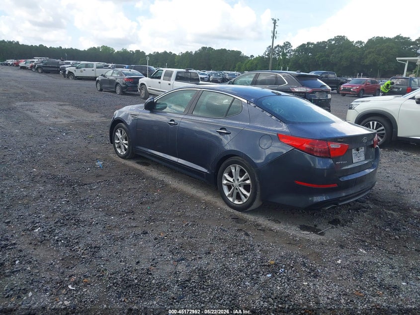2015 Kia Optima VIN 5XXGM4A75FG490707 IAAI salvage auction — FRONT & REAR, Salvage (Mississippi), sold $500 on 2026-07-14 (photo 3)