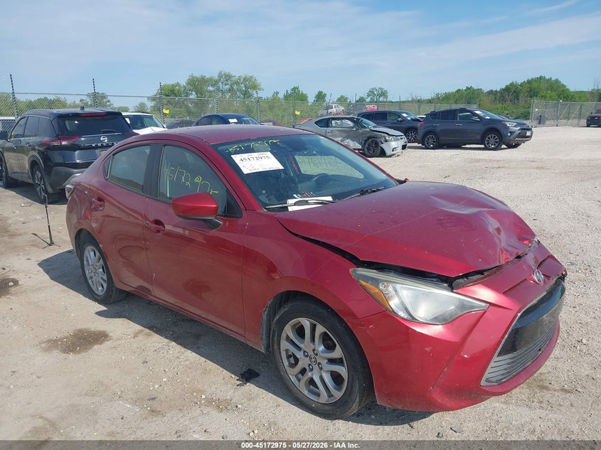 2016 Scion Ia VIN 3MYDLBZV9GY128127 IAAI salvage auction — FRONT END, Salvage Title, sold $1,850 on 2026-07-19 (photo 1)