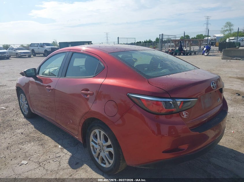 2016 Scion Ia VIN 3MYDLBZV9GY128127 IAAI salvage auction — FRONT END, Salvage Title, sold $1,850 on 2026-07-19 (photo 3)