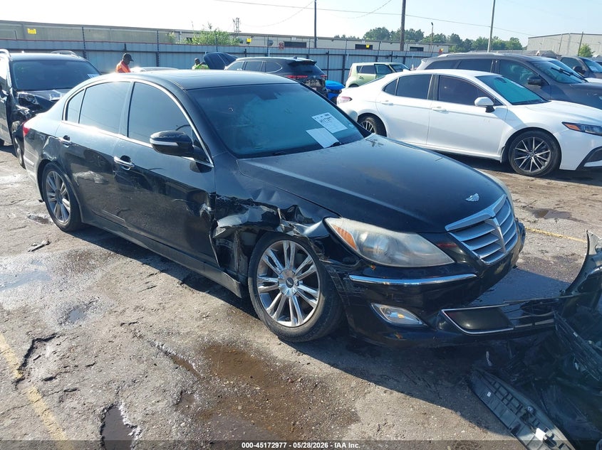 2012 Hyundai Genesis VIN KMHGC4DD9CU204069 IAAI salvage auction — ALL OVER, Salvage Title, sold $25 on 2026-07-29 (photo 1)