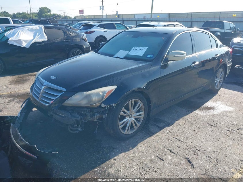 2012 Hyundai Genesis VIN KMHGC4DD9CU204069 IAAI salvage auction — ALL OVER, Salvage Title, sold $25 on 2026-07-29 (photo 2)