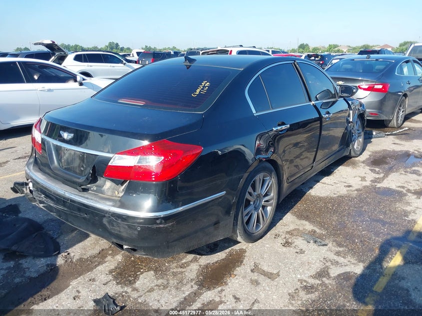 2012 Hyundai Genesis VIN KMHGC4DD9CU204069 IAAI salvage auction — ALL OVER, Salvage Title, sold $25 on 2026-07-29 (photo 4)