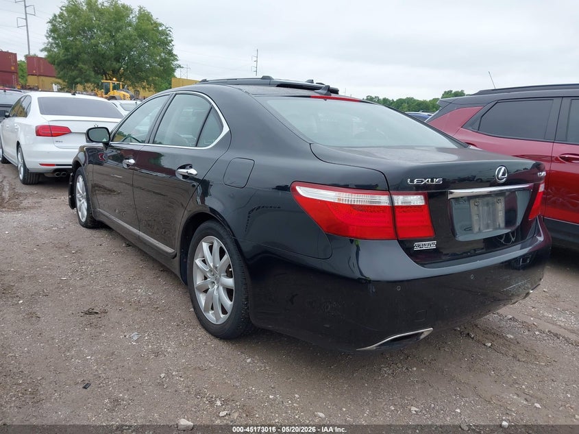 2007 Lexus Ls 460 VIN JTHBL46F775012418 IAAI salvage auction — NORMAL WEAR, Clear (Missouri), sold $650 on 2026-07-27 (photo 3)