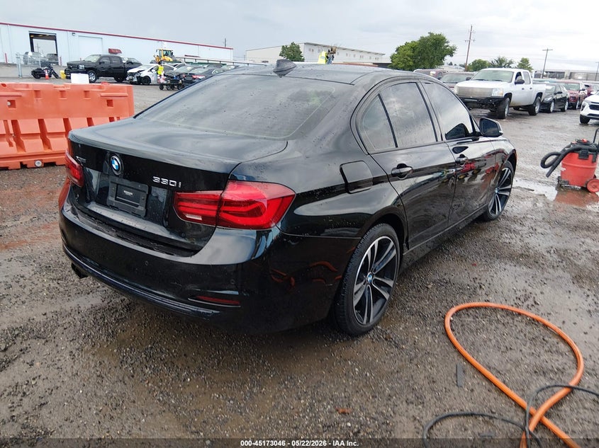 2018 BMW 3er VIN WBA8D9C57JEM32136 IAAI salvage auction — RIGHT FRONT, Clear (Oklahoma), sold $5,600 on 2026-07-28 (photo 4)