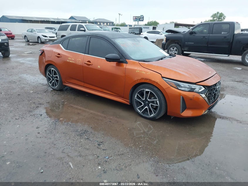 2025 Nissan Sentra VIN 3N1AB8DV5SY284904 IAAI salvage auction — HAIL, Original (Texas), sold $8,800 on 2026-07-29 (photo 1)