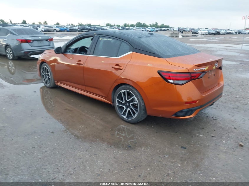 2025 Nissan Sentra VIN 3N1AB8DV5SY284904 IAAI salvage auction — HAIL, Original (Texas), sold $8,800 on 2026-07-29 (photo 3)