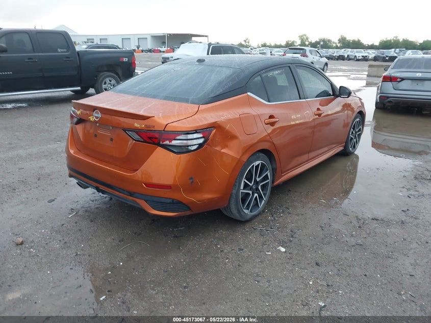 2025 Nissan Sentra VIN 3N1AB8DV5SY284904 IAAI salvage auction — HAIL, Original (Texas), sold $8,800 on 2026-07-29 (photo 4)