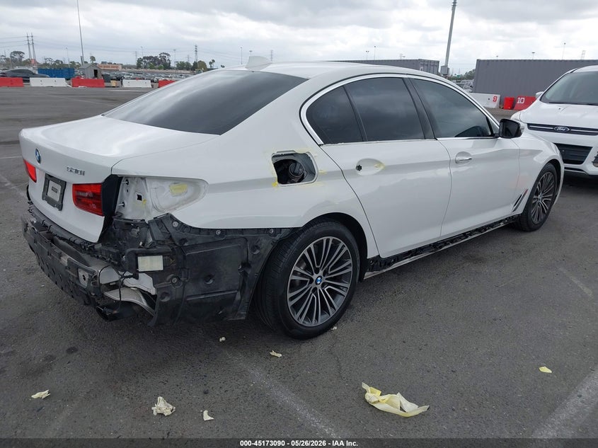 2017 BMW 5er VIN WBAJA5C32HG896466 IAAI salvage auction — REAR END, Salvage (California), sold $9,500 on 2026-07-16 (photo 4)