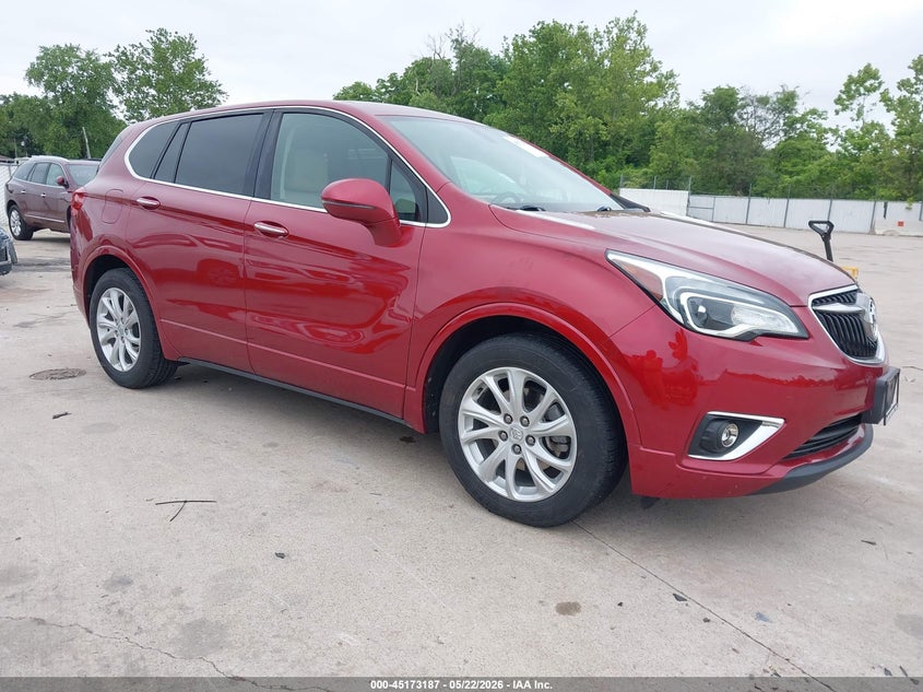 2019 Buick Envision VIN LRBFXBSA9KD017543 IAAI salvage auction — UNKNOWN, Salvage (Illinois), sold $2,325 on 2026-07-18 (photo 1)