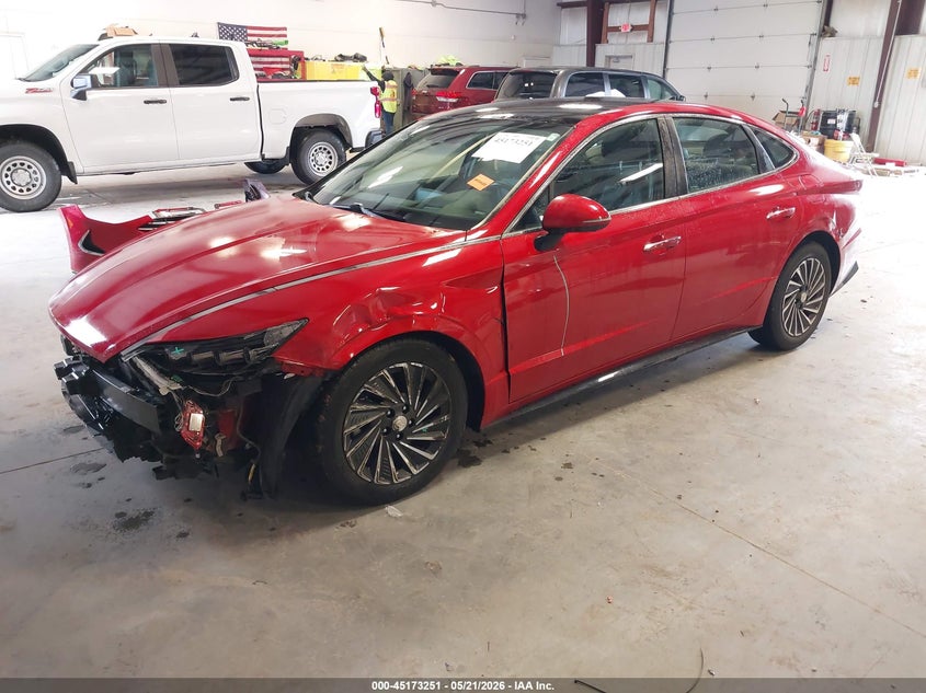2021 Hyundai Sonata VIN KMHL54JJ3MA032336 IAAI salvage auction — FRONT END, Salvage Title, sold $4,950 on 2026-08-01 (photo 2)