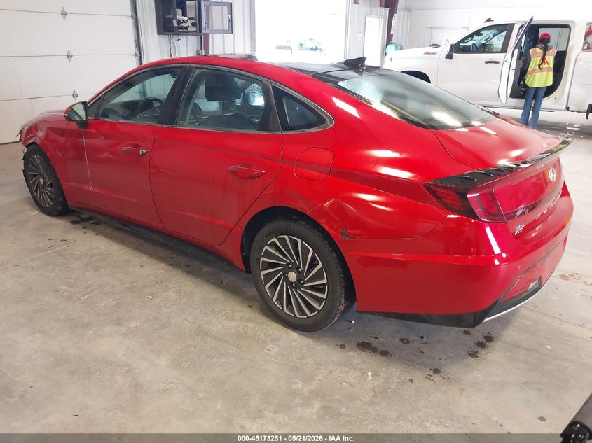 2021 Hyundai Sonata VIN KMHL54JJ3MA032336 IAAI salvage auction — FRONT END, Salvage Title, sold $4,950 on 2026-08-01 (photo 3)