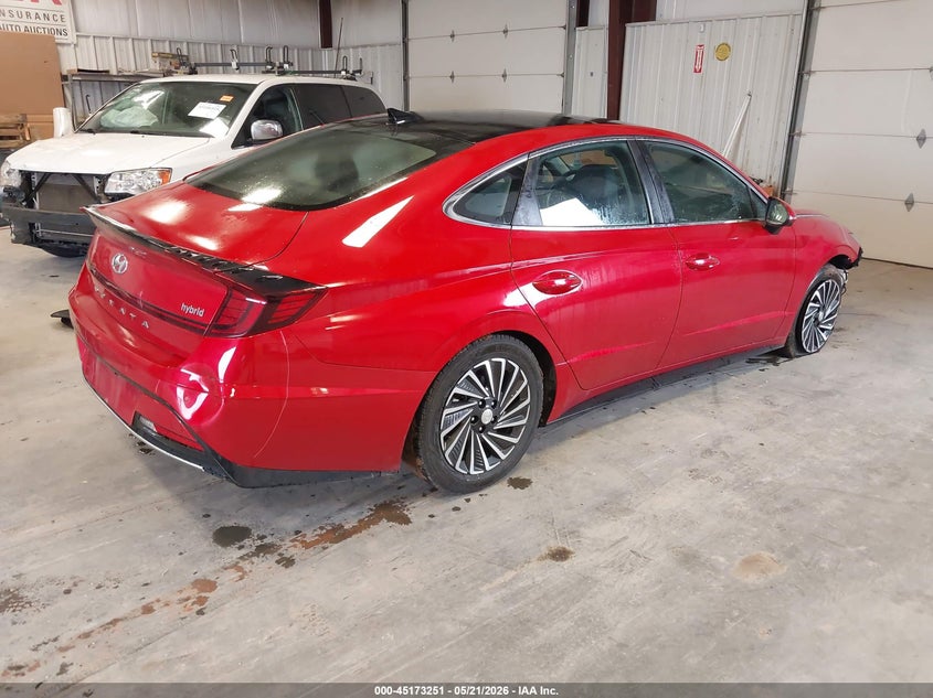2021 Hyundai Sonata VIN KMHL54JJ3MA032336 IAAI salvage auction — FRONT END, Salvage Title, sold $4,950 on 2026-08-01 (photo 4)