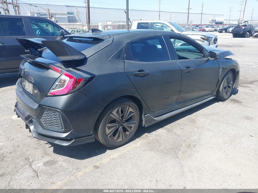 2017 Honda Civic VIN SHHFK7H79HU404439 IAAI salvage auction — FRONT END, Salvage (California), sold $2,750 on 2026-07-21 (photo 4)