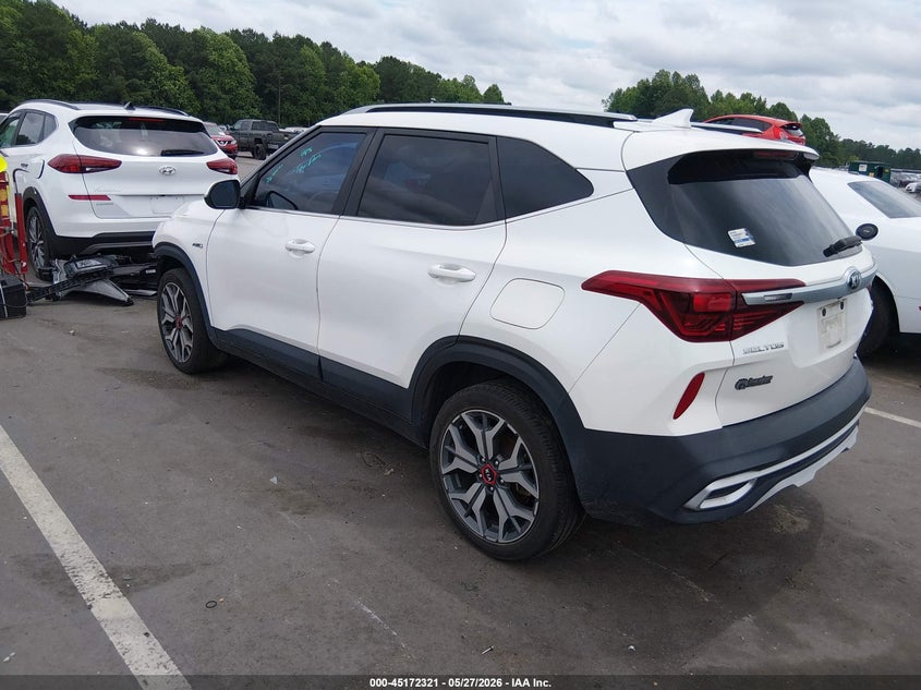 2021 Kia Seltos VIN KNDEUCA27M7139938 IAAI salvage auction — FRONT END, Salvage (North Carolina), sold $3,150 on 2026-07-22 (photo 3)