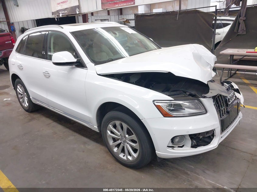 2016 Audi Q5 VIN WA1L2AFPXGA019168 IAAI salvage auction — FRONT END, Salvage (Arizona), sold $425 on 2026-07-21 (photo 1)