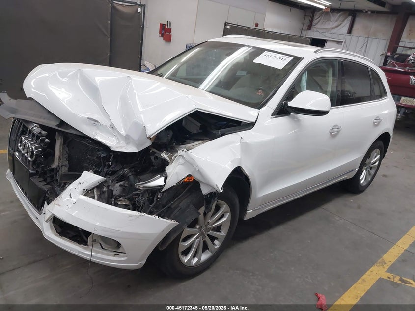 2016 Audi Q5 VIN WA1L2AFPXGA019168 IAAI salvage auction — FRONT END, Salvage (Arizona), sold $425 on 2026-07-21 (photo 2)