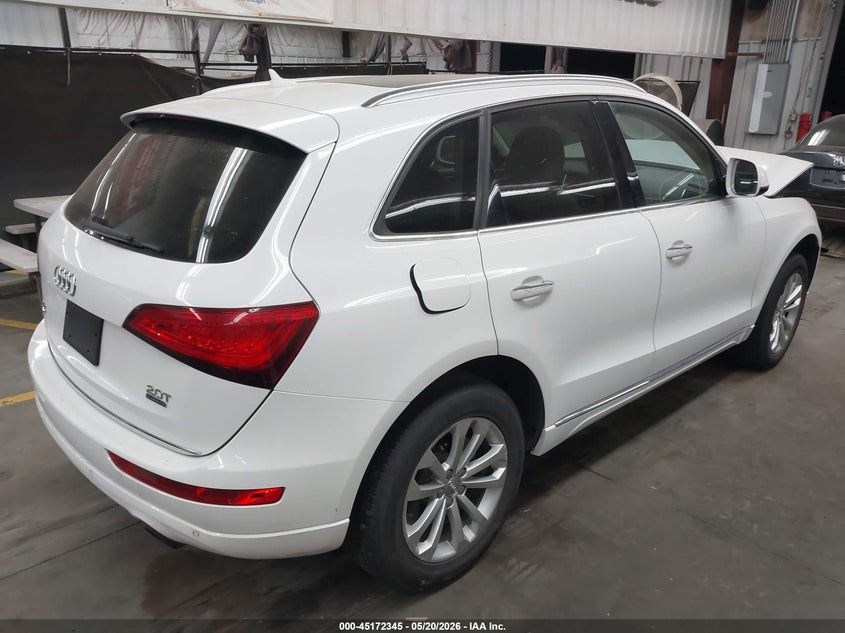 2016 Audi Q5 VIN WA1L2AFPXGA019168 IAAI salvage auction — FRONT END, Salvage (Arizona), sold $425 on 2026-07-21 (photo 4)