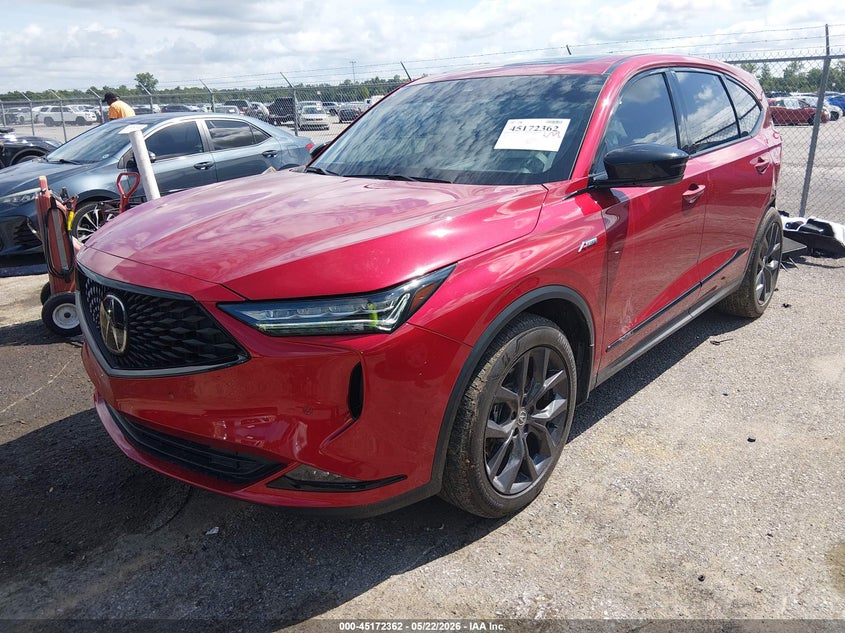2024 Acura Mdx VIN 5J8YE1H06RL019941 IAAI salvage auction — REAR END, Salvage Title, sold $18,850 on 2026-08-25 (photo 2)