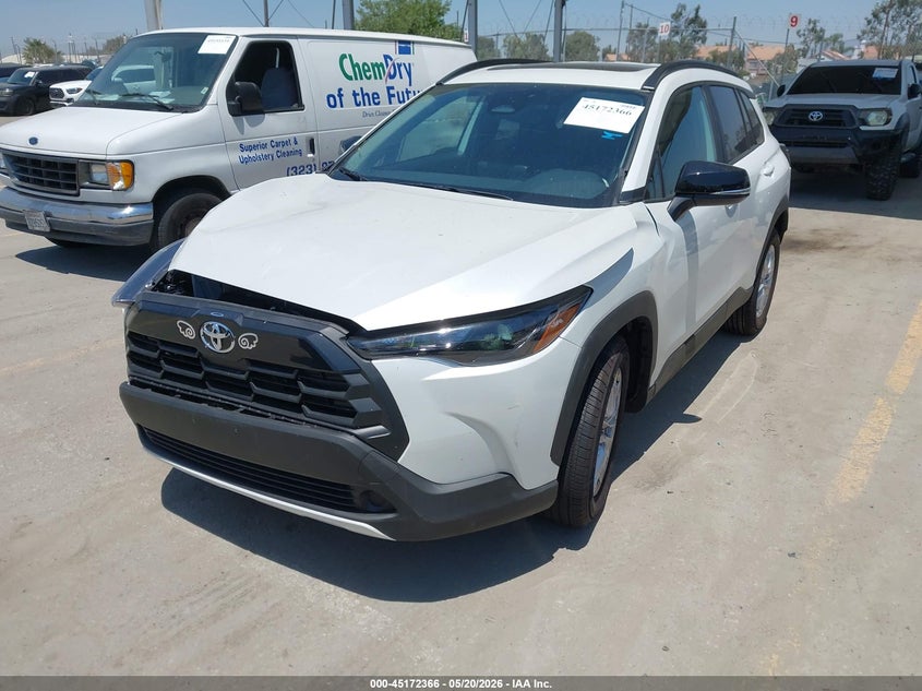 2026 Toyota Corolla cross VIN 7MUBAAAG5TV176251 IAAI salvage auction — RIGHT FRONT, Salvage (California), sold $9,800 on 2026-07-15 (photo 2)