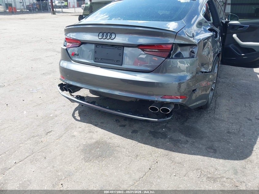 2018 Audi S5 VIN WAUC4CF59JA092532 IAAI salvage auction — LEFT REAR, Rebuildable (Florida), sold $10,950 on 2026-07-14 (photo 6)