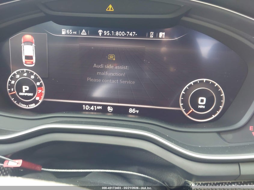 2018 Audi S5 VIN WAUC4CF59JA092532 IAAI salvage auction — LEFT REAR, Rebuildable (Florida), sold $10,950 on 2026-07-14 (photo 7)