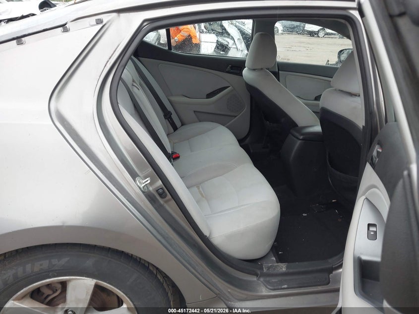 2014 Kia Optima VIN 5XXGM4A70EG281907 IAAI salvage auction — LEFT REAR, Original (Texas), sold $800 on 2026-07-29 (photo 8)