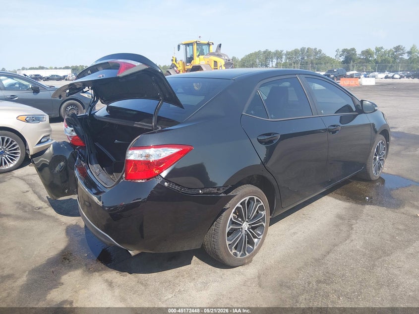 2016 Toyota Corolla VIN 5YFBURHEXGP550629 IAAI salvage auction — REAR END, Salvage (South Carolina), sold $2,250 on 2026-07-22 (photo 4)
