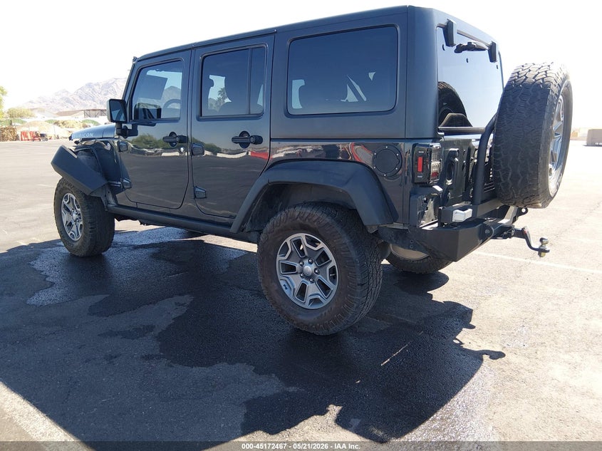 2017 Jeep Wrangler / VIN 1C4BJWFG3HL580853 IAAI salvage auction — LEFT FRONT, Salvage Title, sold $9,250 on 2026-07-31 (photo 3)