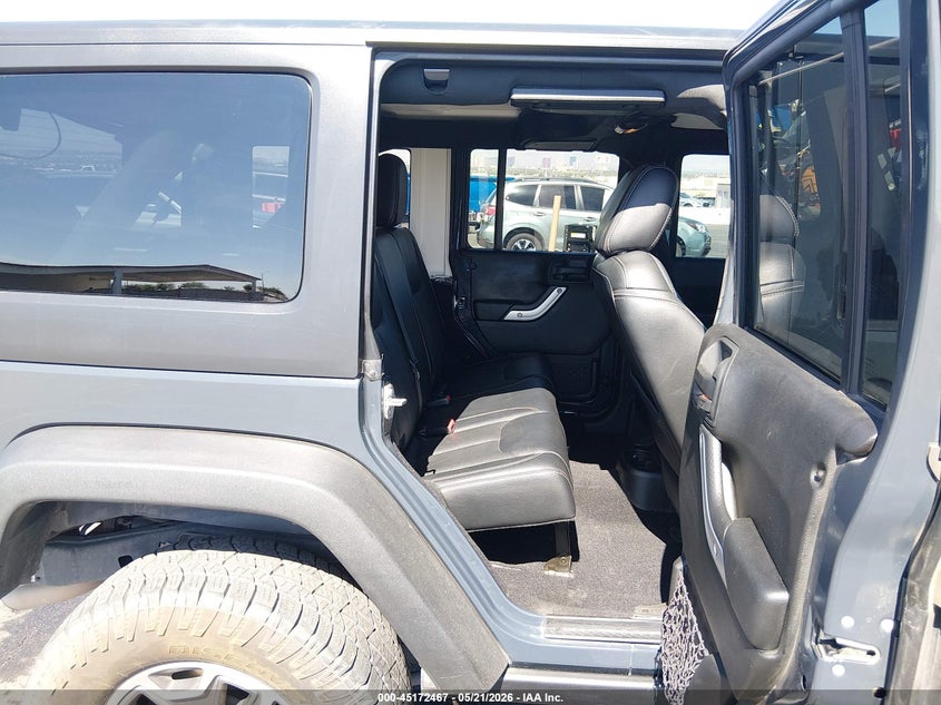 2017 Jeep Wrangler / VIN 1C4BJWFG3HL580853 IAAI salvage auction — LEFT FRONT, Salvage Title, sold $9,250 on 2026-07-31 (photo 8)