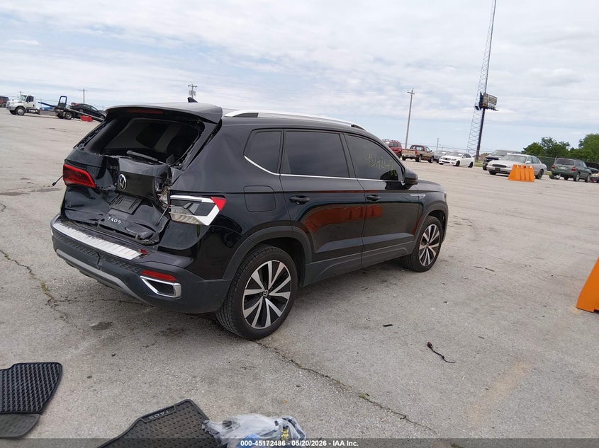 2023 Volkswagen Taos VIN 3VVEX7B26PM362254 IAAI salvage auction — REAR END, Salvage (Texas), sold $7,500 on 2026-07-09 (photo 4)