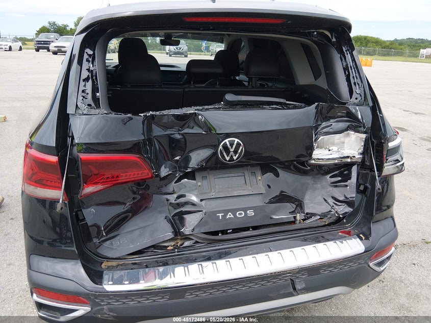 2023 Volkswagen Taos VIN 3VVEX7B26PM362254 IAAI salvage auction — REAR END, Salvage (Texas), sold $7,500 on 2026-07-09 (photo 6)