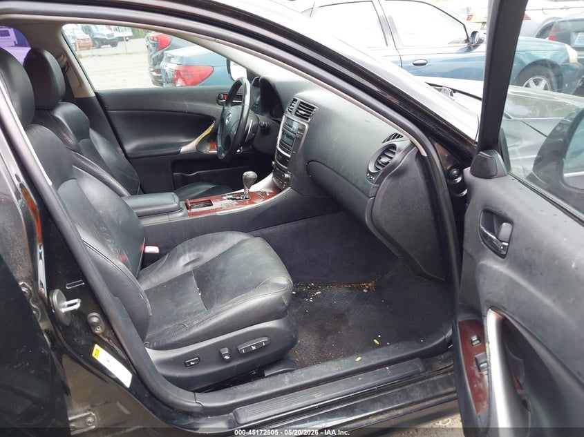 2006 Lexus Is 250 VIN JTHBK262365001046 IAAI salvage auction — FRONT END, Bill Of Sale (Washington), sold $1,950 on 2026-07-08 (photo 5)
