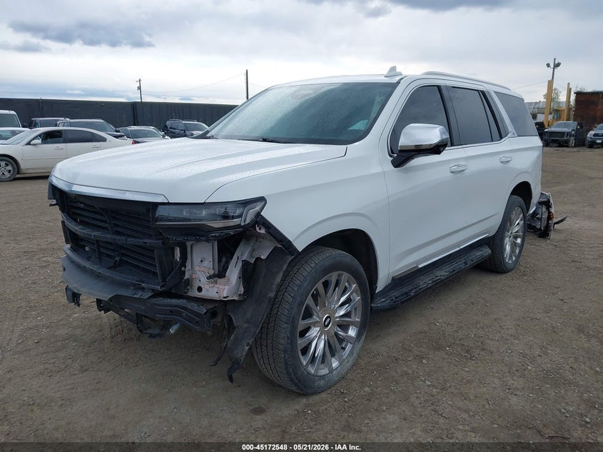 2022 Cadillac Escalade VIN 1GYS4BKL0NR240792 IAAI salvage auction — FRONT END, Wait Title, sold $23,850 on 2026-09-25 (photo 2)