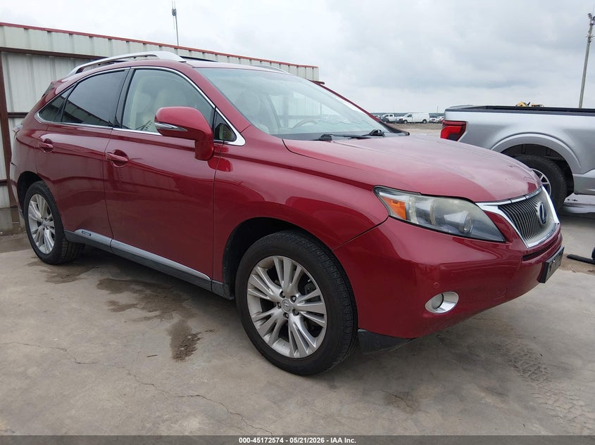 2011 Lexus Rx 450h VIN JTJZB1BA2B2404712 IAAI salvage auction — REAR END, Original (Texas), sold $3,700 on 2026-07-28 (photo 1)