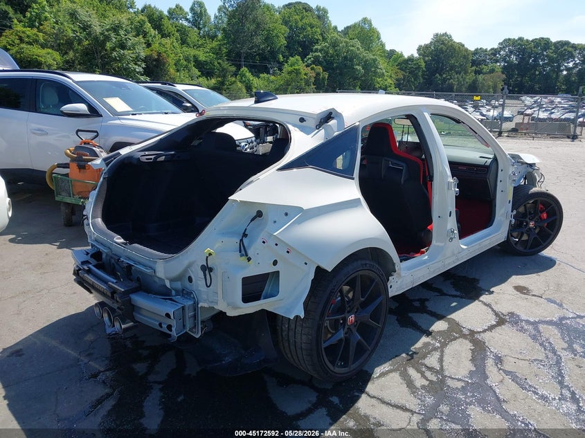 2025 Honda Civic type r VIN JHMFL5G47SX008726 IAAI salvage auction — FRONT & REAR, Salvage Title, sold $20,100 on 2026-07-30 (photo 4)