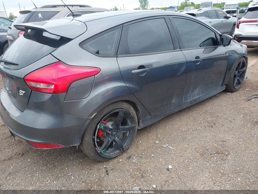 2015 Ford Focus st VIN 1FADP3L96FL387255 IAAI salvage auction — LEFT REAR, Clear (Michigan), sold $2,550 on 2026-07-09 (photo 4)