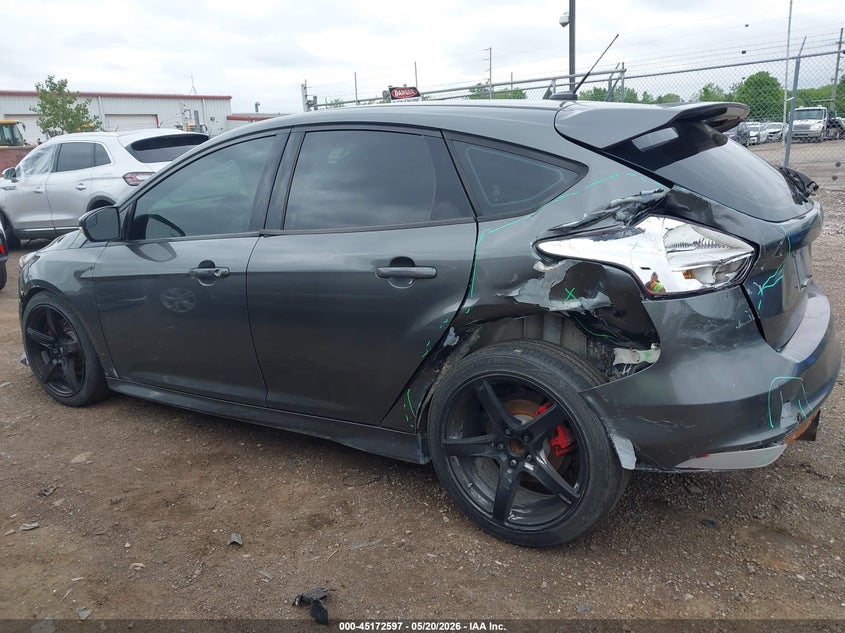 2015 Ford Focus st VIN 1FADP3L96FL387255 IAAI salvage auction — LEFT REAR, Clear (Michigan), sold $2,550 on 2026-07-09 (photo 6)