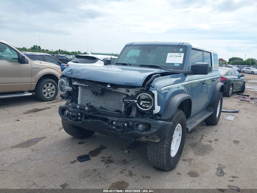 2025 Ford Bronco VIN 1FMEE4DP6SLB82502 IAAI salvage auction — FRONT END, Salvage (Texas), sold $21,200 on 2026-07-30 (photo 2)