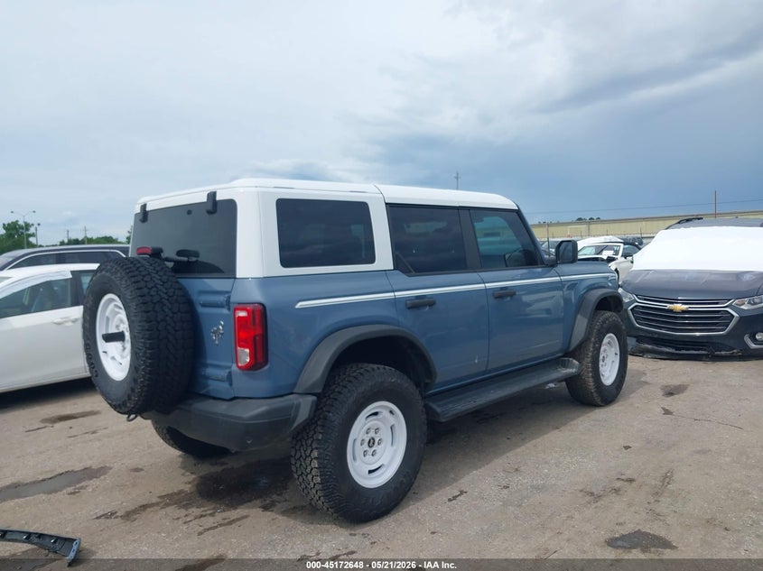 2025 Ford Bronco VIN 1FMEE4DP6SLB82502 IAAI salvage auction — FRONT END, Salvage (Texas), sold $21,200 on 2026-07-30 (photo 4)